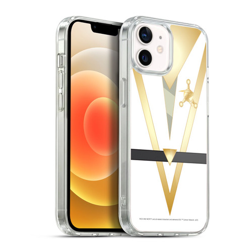 Rick And Morty Season 3 Graphics Council Of Ricks Costume Soft Gel Case for Apple iPhone 12 / iPhone 12 Pro & MagSafe