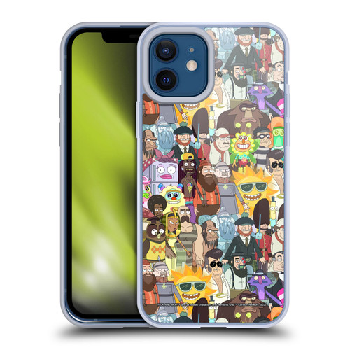 Rick And Morty Season 3 Graphics Parasite Soft Gel Case for Apple iPhone 12 / iPhone 12 Pro & MagSafe