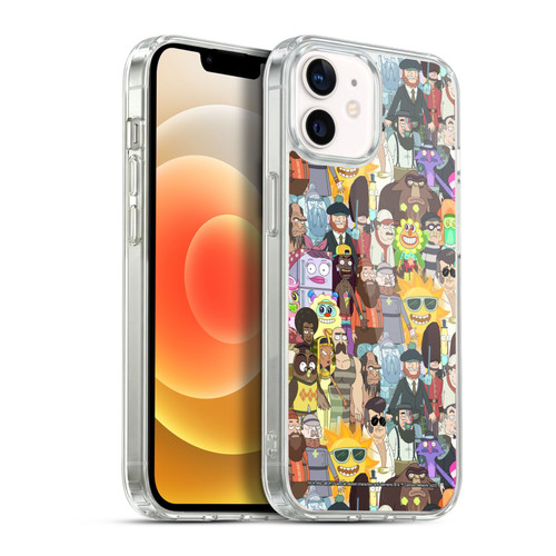Rick And Morty Season 3 Graphics Parasite Soft Gel Case for Apple iPhone 12 / iPhone 12 Pro & MagSafe