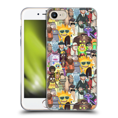 Rick And Morty Season 3 Graphics Parasite Soft Gel Case for Apple iPhone 7 / 8 / SE 2020 & 2022