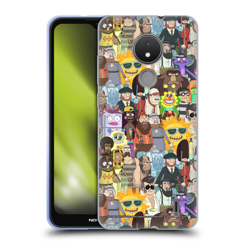 Rick And Morty Season 3 Graphics Parasite Soft Gel Case for Nokia C21