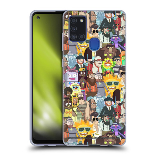 Rick And Morty Season 3 Graphics Parasite Soft Gel Case for Samsung Galaxy A21s (2020)