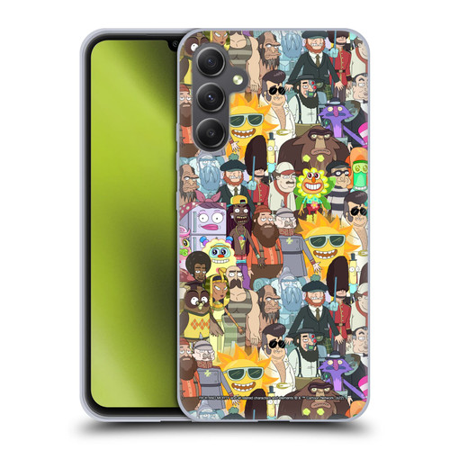 Rick And Morty Season 3 Graphics Parasite Soft Gel Case for Samsung Galaxy A34 5G
