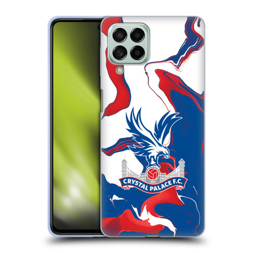 Crystal Palace FC Crest Marble Soft Gel Case for Samsung Galaxy M53 (2022)