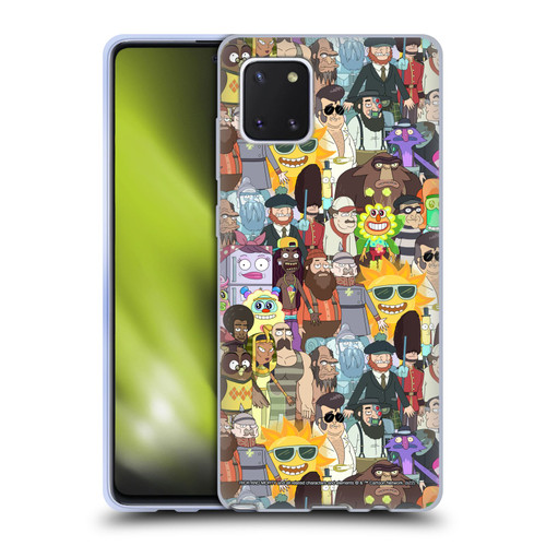 Rick And Morty Season 3 Graphics Parasite Soft Gel Case for Samsung Galaxy Note10 Lite