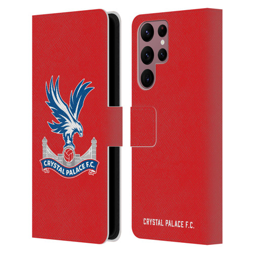 Crystal Palace FC Crest Eagle Leather Book Wallet Case Cover For Samsung Galaxy S22 Ultra 5G