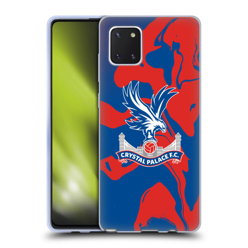 Crystal Palace FC Crest Red And Blue Marble Soft Gel Case for Samsung Galaxy Note10 Lite