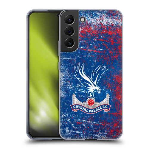 Crystal Palace FC Crest Distressed Soft Gel Case for Samsung Galaxy S22+ 5G