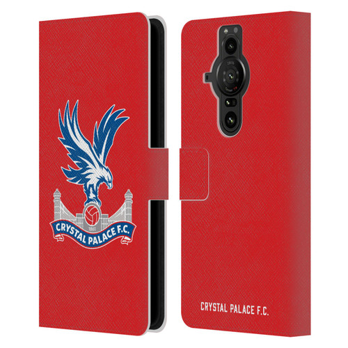 Crystal Palace FC Crest Eagle Leather Book Wallet Case Cover For Sony Xperia Pro-I