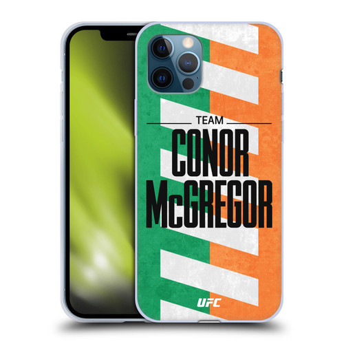 UFC Fighter Team Conor McGregor Flag Soft Gel Case for Apple iPhone 12 / iPhone 12 Pro