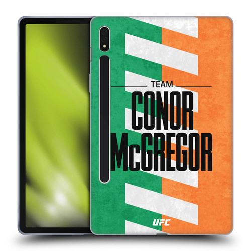 UFC Fighter Team Conor McGregor Flag Soft Gel Case for Samsung Galaxy Tab S8