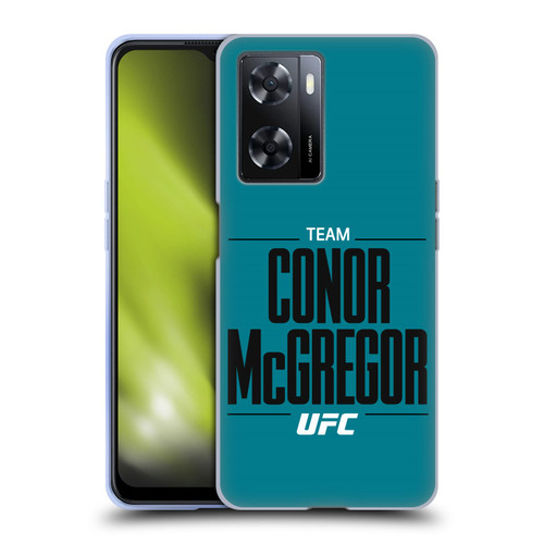 UFC Fighter Team Conor McGregor Soft Gel Case for OPPO A57s
