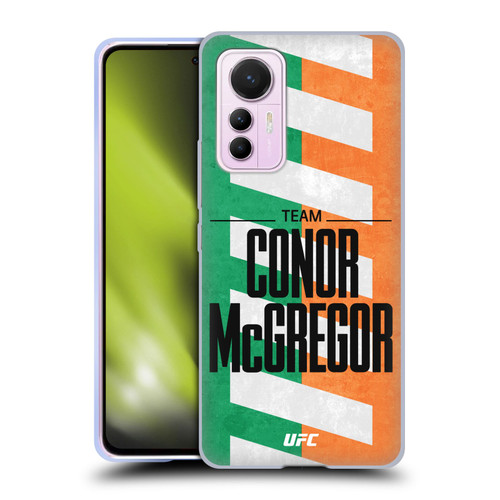 UFC Fighter Team Conor McGregor Flag Soft Gel Case for Xiaomi 12 Lite