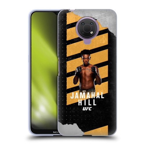 UFC Jamahal Hill Fight Card Soft Gel Case for Nokia G10