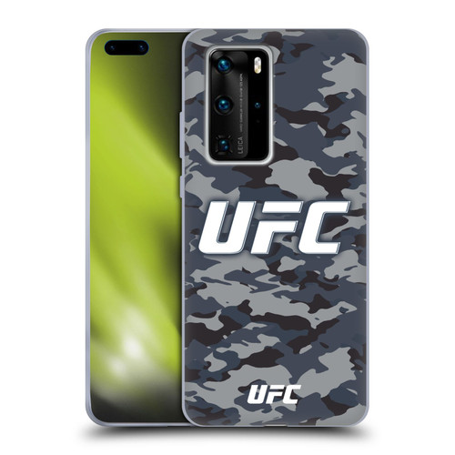UFC Logo Camouflage Soft Gel Case for Huawei P40 Pro / P40 Pro Plus 5G