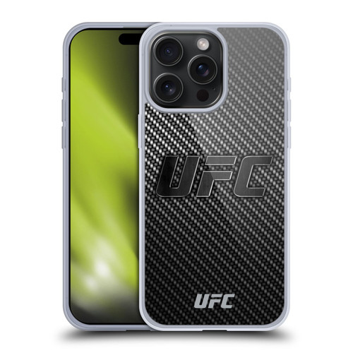 UFC Logo Carbon Fiber Soft Gel Case for Apple iPhone 15 Pro Max UFC Logo Carbon Fiber Soft Gel Case for Apple iPhone 15 Pro Max