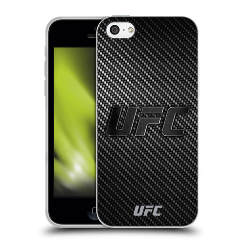 UFC Logo Carbon Fiber Soft Gel Case for Apple iPhone 5c