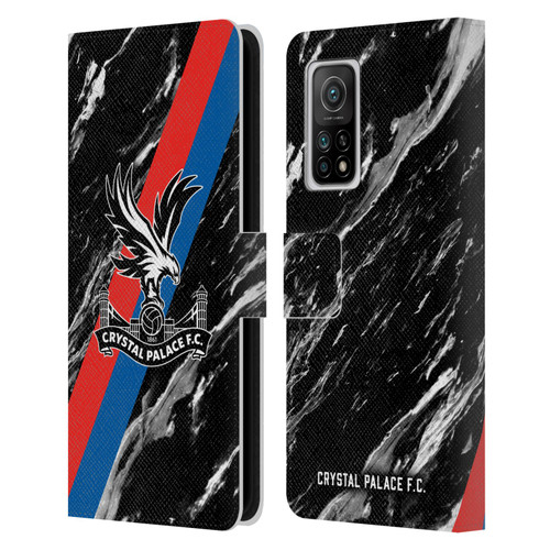 Crystal Palace FC Crest Black Marble Leather Book Wallet Case Cover For Xiaomi Mi 10T 5G
