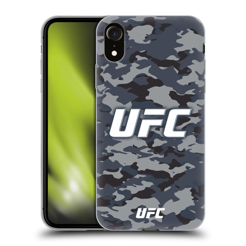 UFC Logo Camouflage Soft Gel Case for Apple iPhone XR