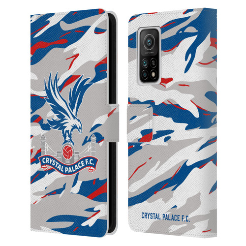 Crystal Palace FC Crest Camouflage Leather Book Wallet Case Cover For Xiaomi Mi 10T 5G