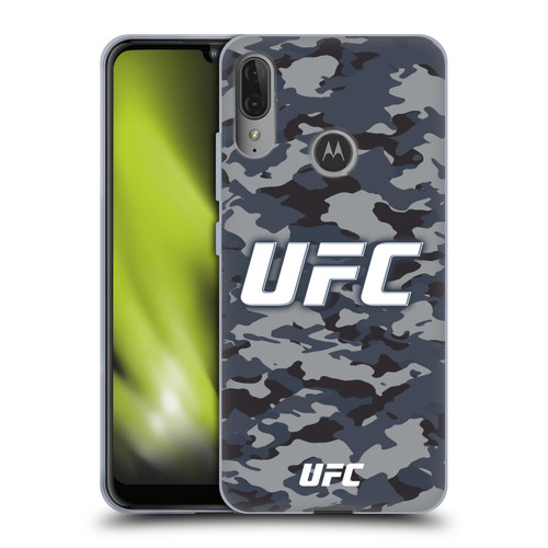 UFC Logo Camouflage Soft Gel Case for Motorola Moto E6 Plus
