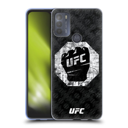 UFC Logo Glove Icon Soft Gel Case for Motorola Moto G50