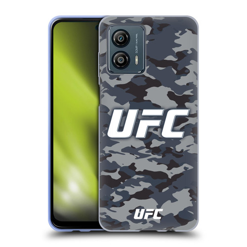 UFC Logo Camouflage Soft Gel Case for Motorola Moto G53 5G