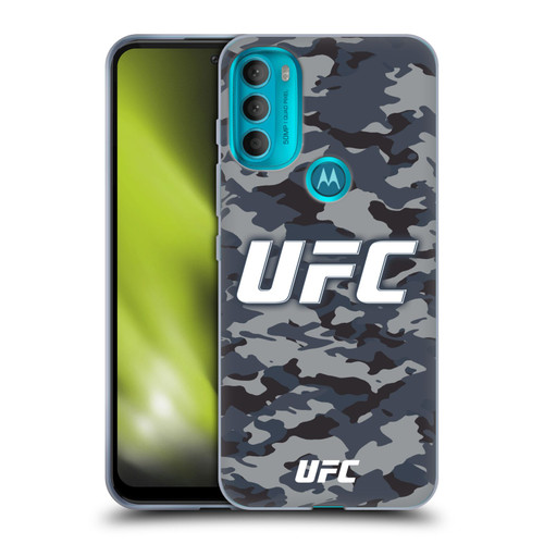 UFC Logo Camouflage Soft Gel Case for Motorola Moto G71 5G