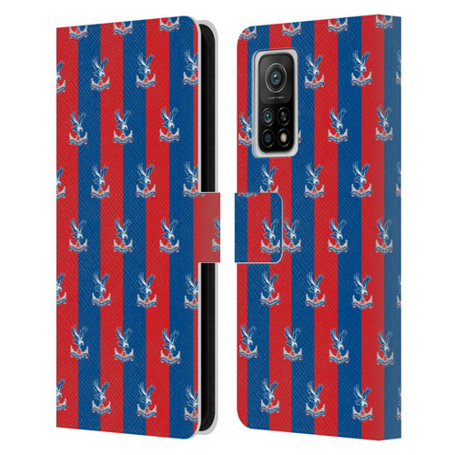 Crystal Palace FC Crest Pattern Leather Book Wallet Case Cover For Xiaomi Mi 10T 5G