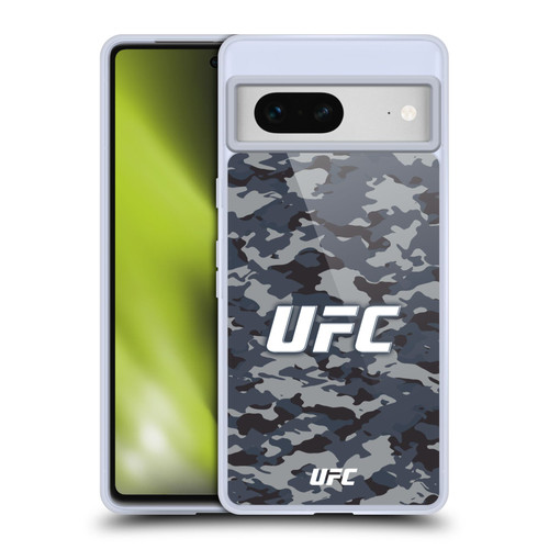 UFC Logo Camouflage Soft Gel Case for Google Pixel 7