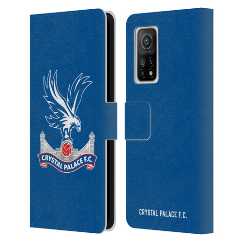 Crystal Palace FC Crest Plain Leather Book Wallet Case Cover For Xiaomi Mi 10T 5G