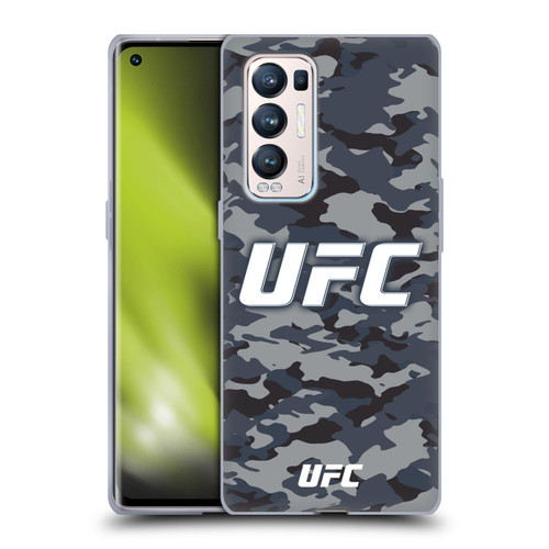 UFC Logo Camouflage Soft Gel Case for OPPO Find X3 Neo / Reno5 Pro+ 5G