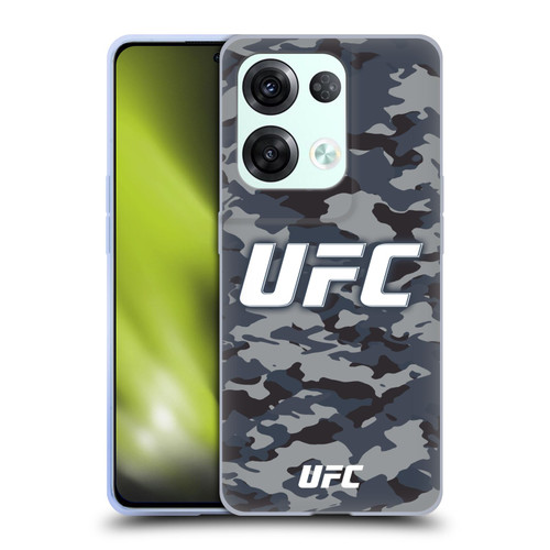 UFC Logo Camouflage Soft Gel Case for OPPO Reno8 Pro