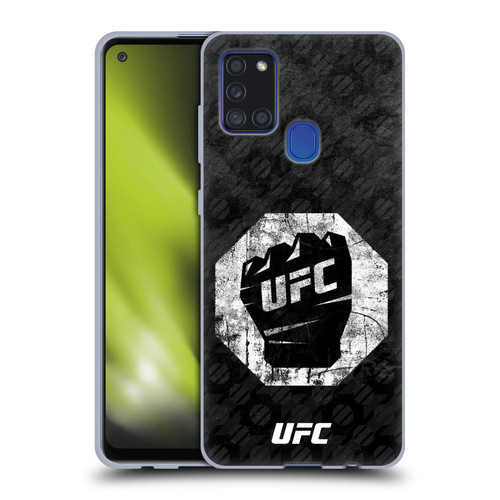 UFC Logo Glove Icon Soft Gel Case for Samsung Galaxy A21s (2020)