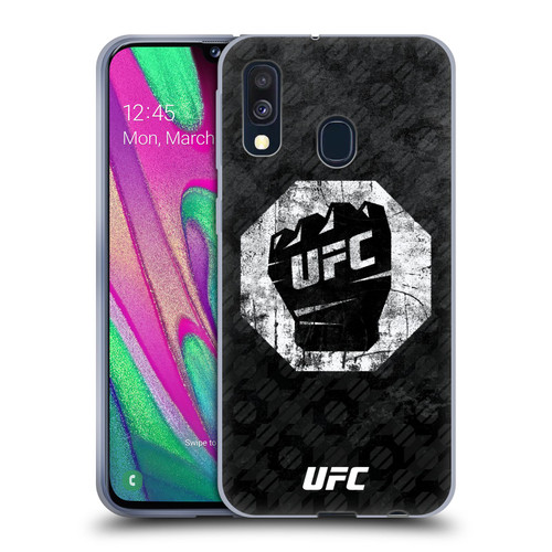 UFC Logo Camouflage Soft Gel Case for Samsung Galaxy A40 (2019)