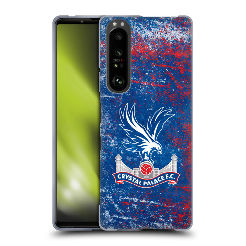 Crystal Palace FC Crest Distressed Soft Gel Case for Sony Xperia 1 III