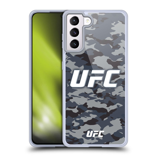 UFC Logo Camouflage Soft Gel Case for Samsung Galaxy S21+ 5G