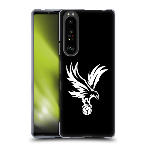 Crystal Palace FC Crest Eagle Grey Soft Gel Case for Sony Xperia 1 III