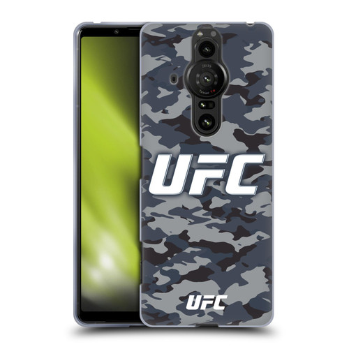 UFC Logo Camouflage Soft Gel Case for Sony Xperia Pro-I