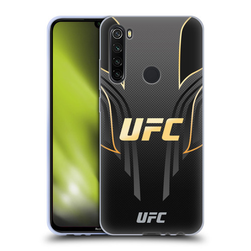 UFC Logo Black Gold Jersey Soft Gel Case for Xiaomi Redmi Note 8T