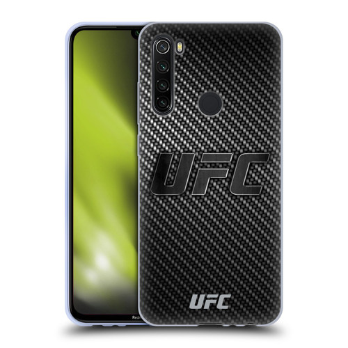 UFC Logo Carbon Fiber Soft Gel Case for Xiaomi Redmi Note 8T