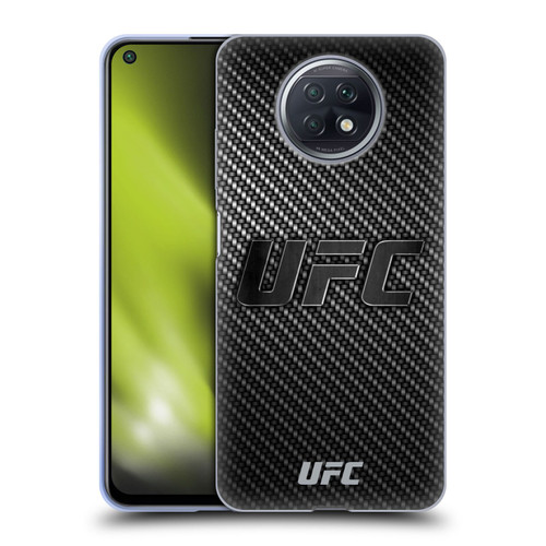 UFC Logo Carbon Fiber Soft Gel Case for Xiaomi Redmi Note 9T 5G