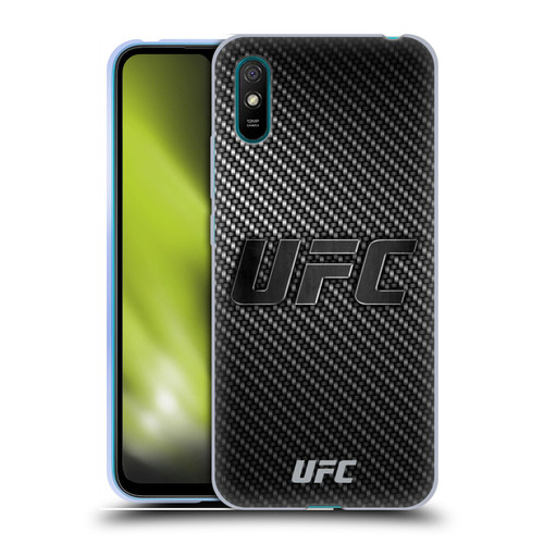UFC Logo Carbon Fiber Soft Gel Case for Xiaomi Redmi 9A / Redmi 9AT