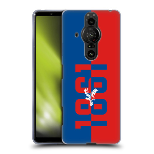Crystal Palace FC Crest 1861 Soft Gel Case for Sony Xperia Pro-I