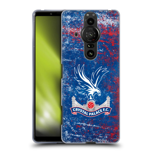 Crystal Palace FC Crest Distressed Soft Gel Case for Sony Xperia Pro-I