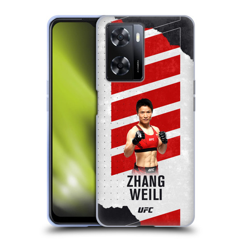 UFC Zhang Weili Fight Card Soft Gel Case for OPPO A57s