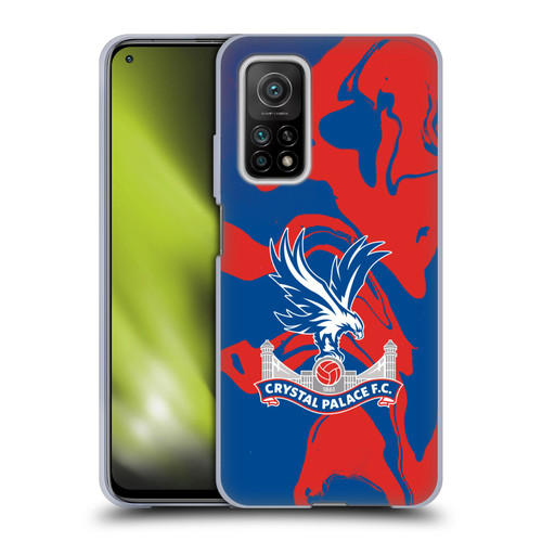 Crystal Palace FC Crest Red And Blue Marble Soft Gel Case for Xiaomi Mi 10T 5G