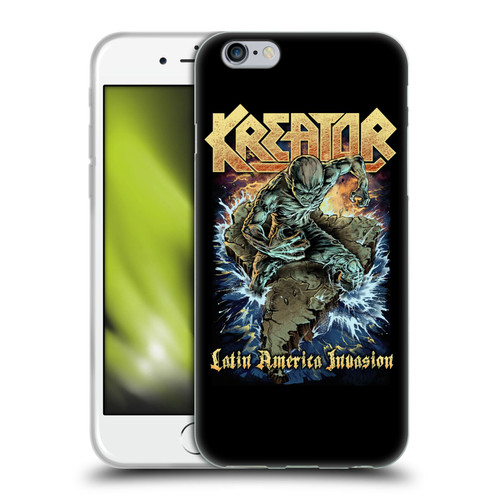 Kreator Poster Latin America Invasion Soft Gel Case for Apple iPhone 6 / iPhone 6s