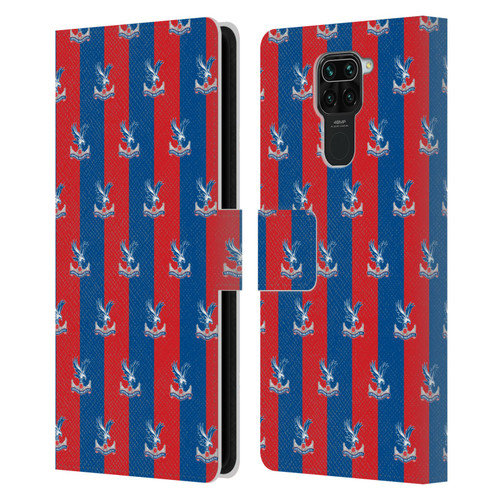 Crystal Palace FC Crest Pattern Leather Book Wallet Case Cover For Xiaomi Redmi Note 9 / Redmi 10X 4G