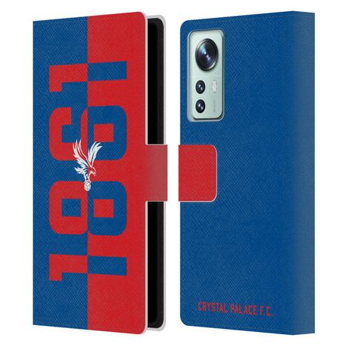 Crystal Palace FC Crest 1861 Leather Book Wallet Case Cover For Xiaomi 12